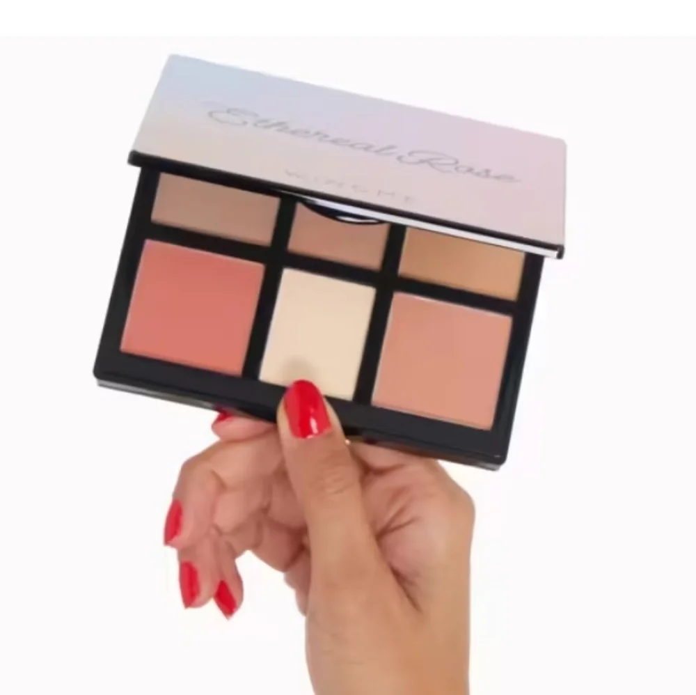 CLEARANCE! WingMe Cosmetics Ethereal Rose Eye & Face Palette, Light/Medium, NIB